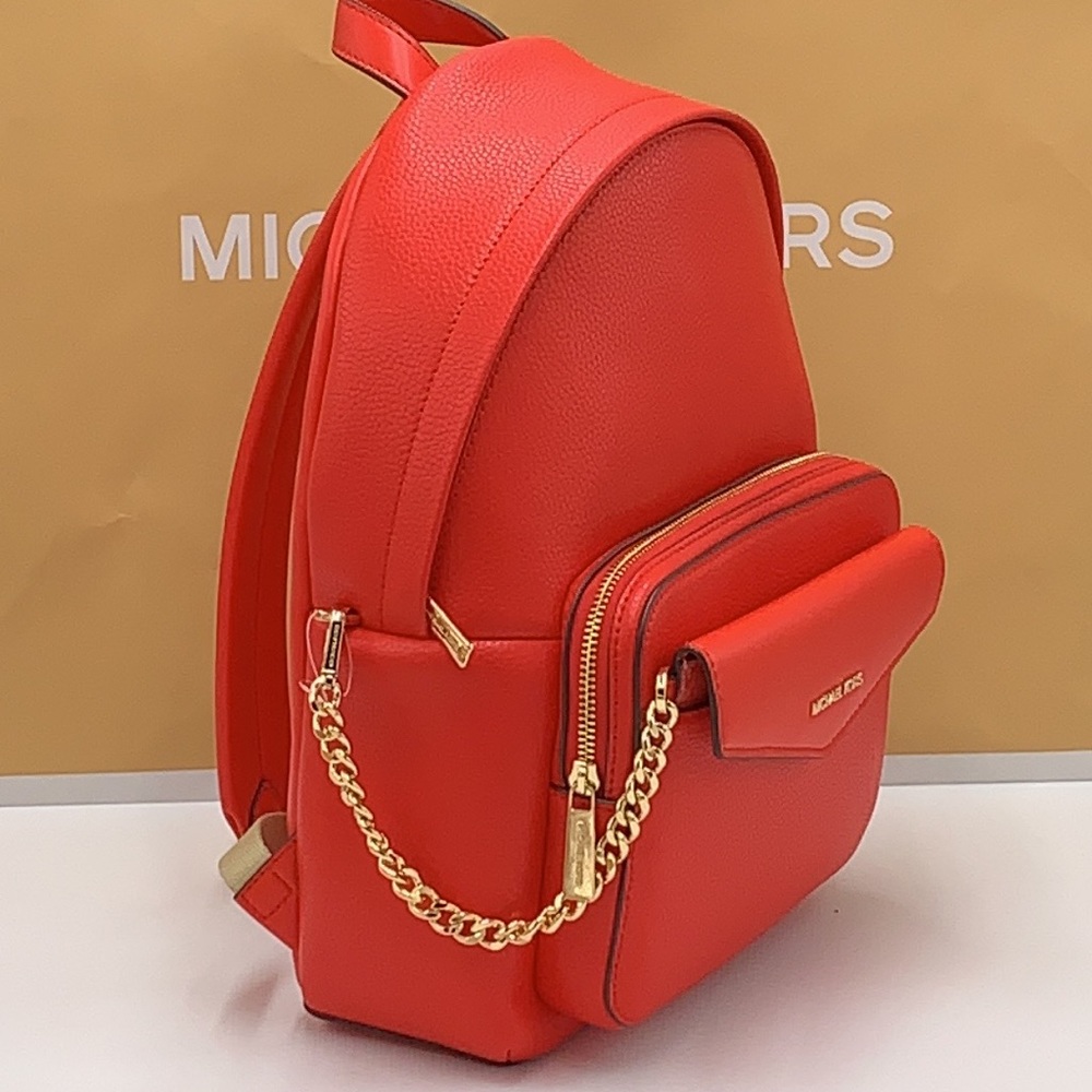 MICHAEL KORS DARK SANGRIA 
Maisie Medium Pebbled Leather 2-in-1 Backpack - Picture 6 of 16